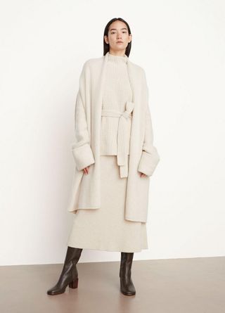 Vince + Draped Front Cardigan