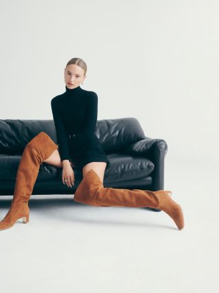 Reformation + Reiss Over the Knee Boots