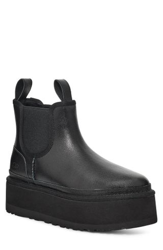 Ugg + Neumel Platform Chelsea Boots in Black