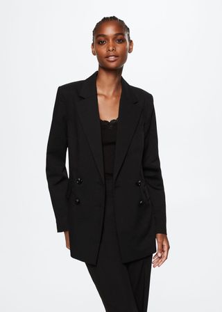 Mango + Double-Breasted Blazer