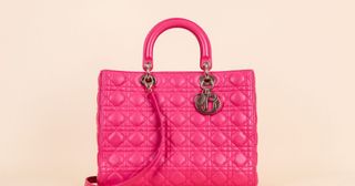 Vivrelle + Christian Dior Cannage Large Lady Dior Bag