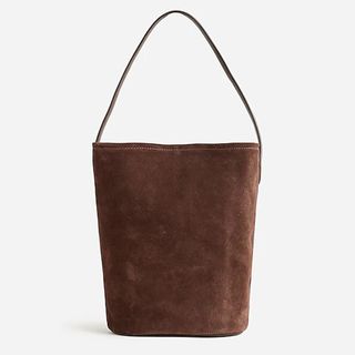 J.Crew + Berkeley Bucket Bag in Leather and Suede