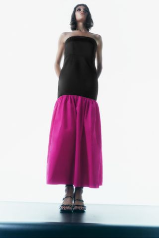 Zara + Long Matching Dress