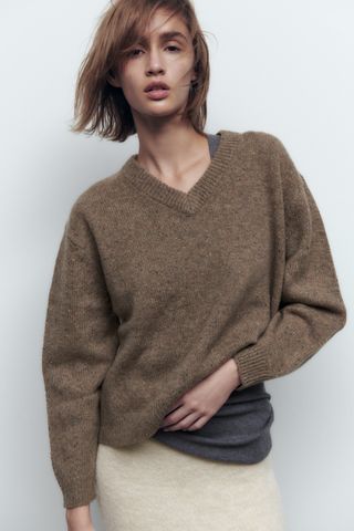Zara + 100% Wool Sweater