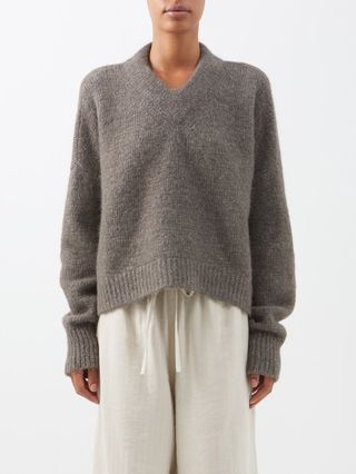 Lauren Manoogian + Mélange Pima Cotton-Blend Sweater