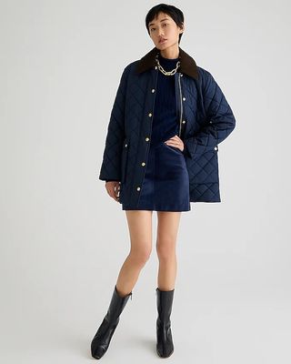 J.Crew + Heritage Quilted Bar Jacket