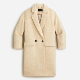J.Crew + Relaxed Topcoat in Italian Brushed Wool