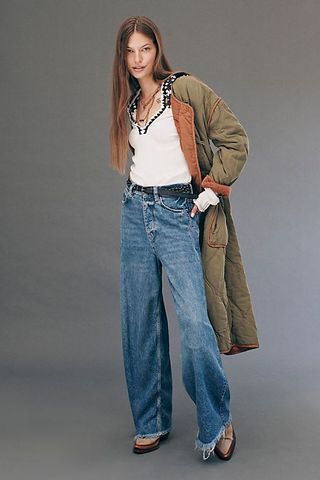 We the Free + Old West Slouchy Wide Leg Jeans