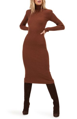 Astr the Label + Abilene Long Sleeve Sweater Dress