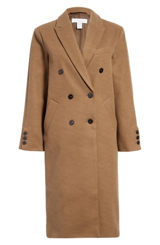 Topshop + Smart Double Breasted Coat