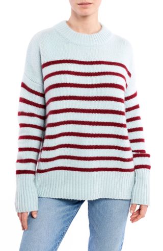 La Ligne + Marin Stripe Wool & Cashmere Sweater