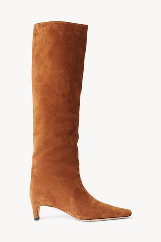 Staud + Wally Boot Tan Suede
