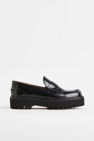 H&M + Chunky Leather Loafers