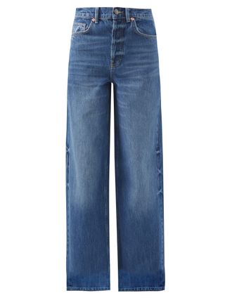 Raey + 90s Organic Cotton High-Waisted Wide-Leg Jeans