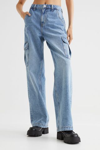 H&M + 90s Baggy High Waist Jeans