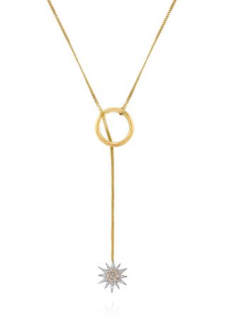 Apples & Figs + 24K Gold Plated Celestial Star Necklace