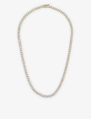 Oma The Label + 18ct Gold-Plated Tennis Necklace