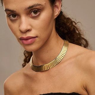 Orelia + Vintage Fringe Collar Necklace