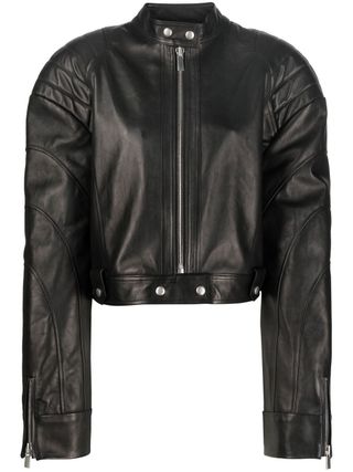 Magda Butrym + Leather Biker Jacket