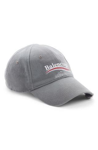 Balenciaga + Campaign Logo Baseball Cap