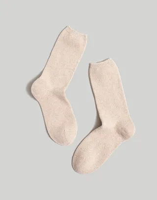 Madewell + (Re)sourced Cashmere Trouser Socks
