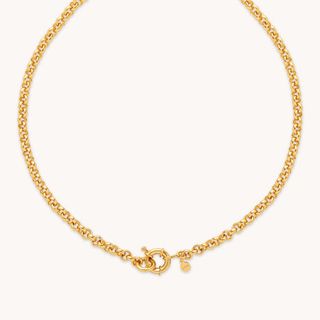 Astrid & Miyu + Rolo Chain Necklace in Gold