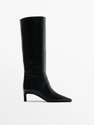 Massimo Dutti + Low-Heel Boots