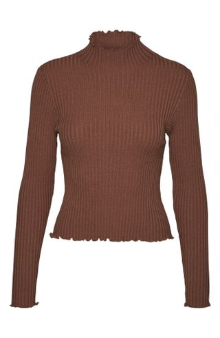 Vero Moda + Fitted Mock Neck Sweater