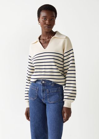 & Other Stories + Relaxed Collar Sweater