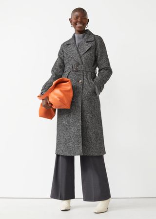 & Other Stories + Belted Wool Coat