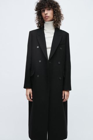 Zara + Menswear Style Wool Coat