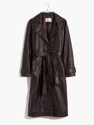 Deadwood + Recycled Leather Terra Trench Coat