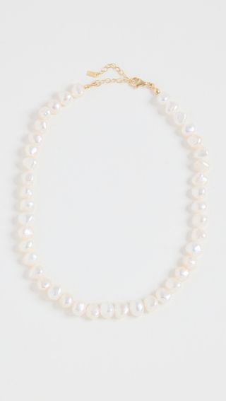 By Adina Eden + Freshwater Pearl Necklace