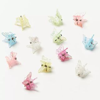 Urban Renewal + Vintage Colorful Mini Butterfly Clip Set