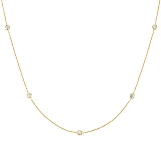Brilliant Earth + Bezel Strand 18-Inch Diamond Necklace