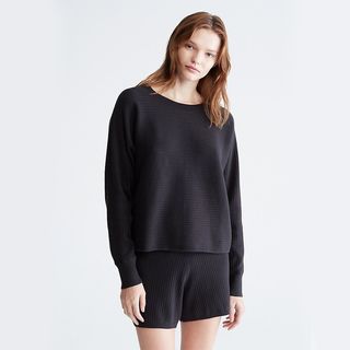 Calvin Klein + Ribbed Dolman Sleeve Sweater
