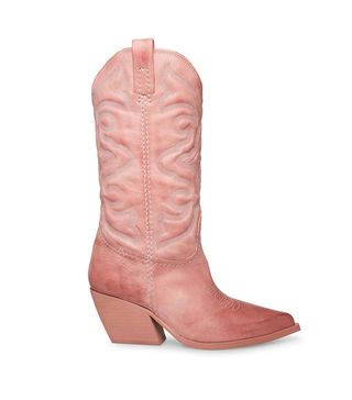 Steve Madden + West Pink Leather Boots
