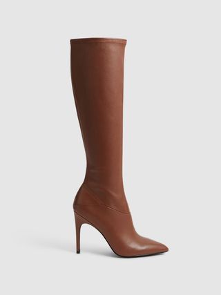 Reiss + Carina Knee High Leather Boots