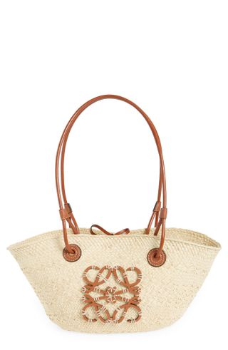 Loewe x Paula's + Ibiza Small Anagram Iraca Palm Basket Bag