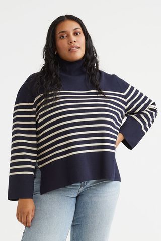 H&M+ + High-Collar Sweater