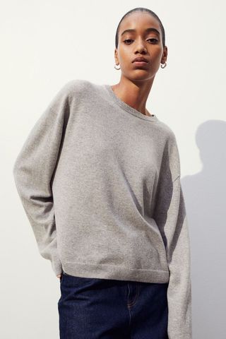 H&M + Fine-Knit Cashmere Sweater