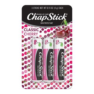 Chapstick + Classic Cherry Lip Balm—3 Pack