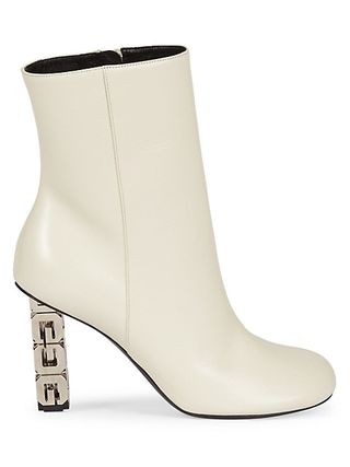 Givenchy + Gcube Leather Ankle Boots