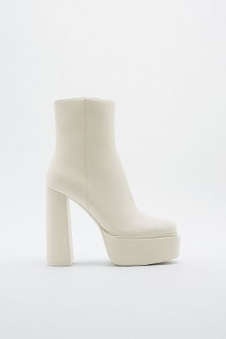 Zara + Platform Ankle Boots