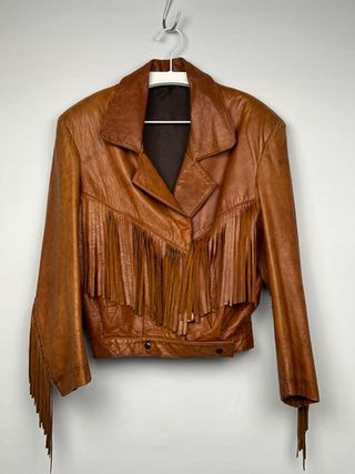 Chillie London + Brown Fringed Jacket