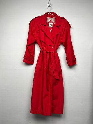 Chillie London + Red Trench Coat