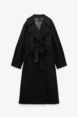 Zara + Belted Topcoat