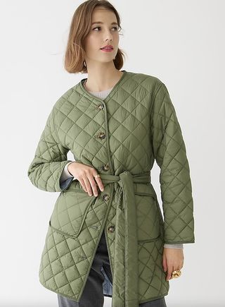 J. Crew + Reversible Quilted Lightweight Greenwich Jacket