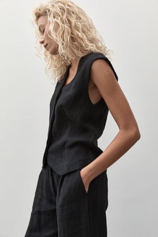 St. Agni + Linen Vest