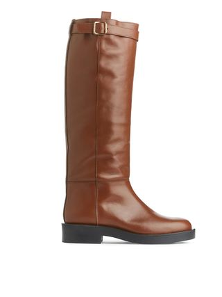 Arket + Leather Riding Boots